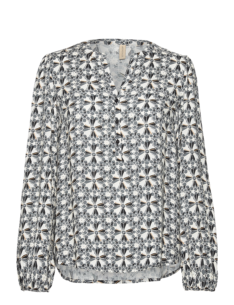 Soyaconcept - SC-TAMRA - langærmede bluser - black combi - 0