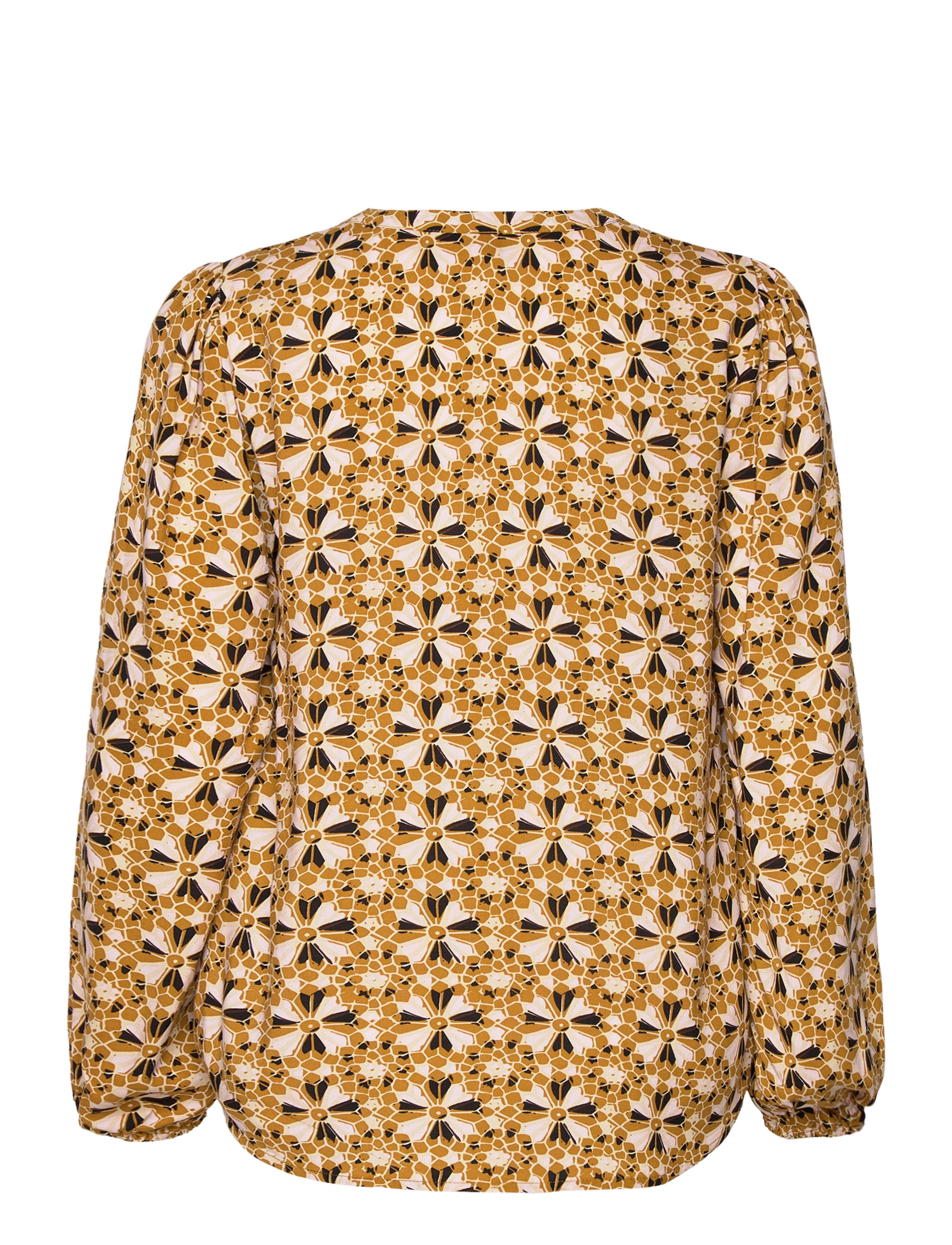 Soyaconcept - SC-TAMRA - blouses met lange mouwen - golden yellow combi - 2