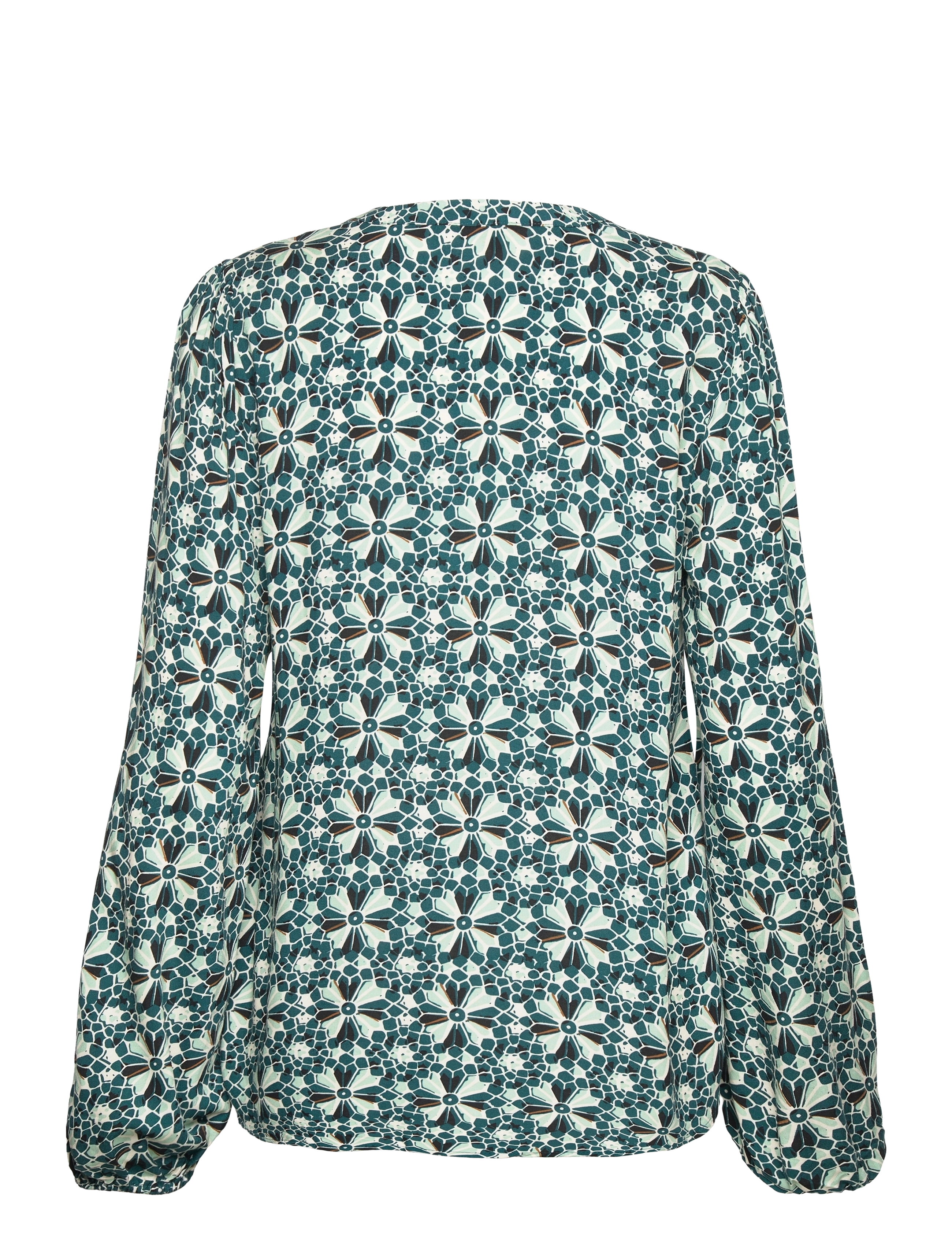 Soyaconcept - SC-TAMRA - langærmede bluser - shady green combi - 2