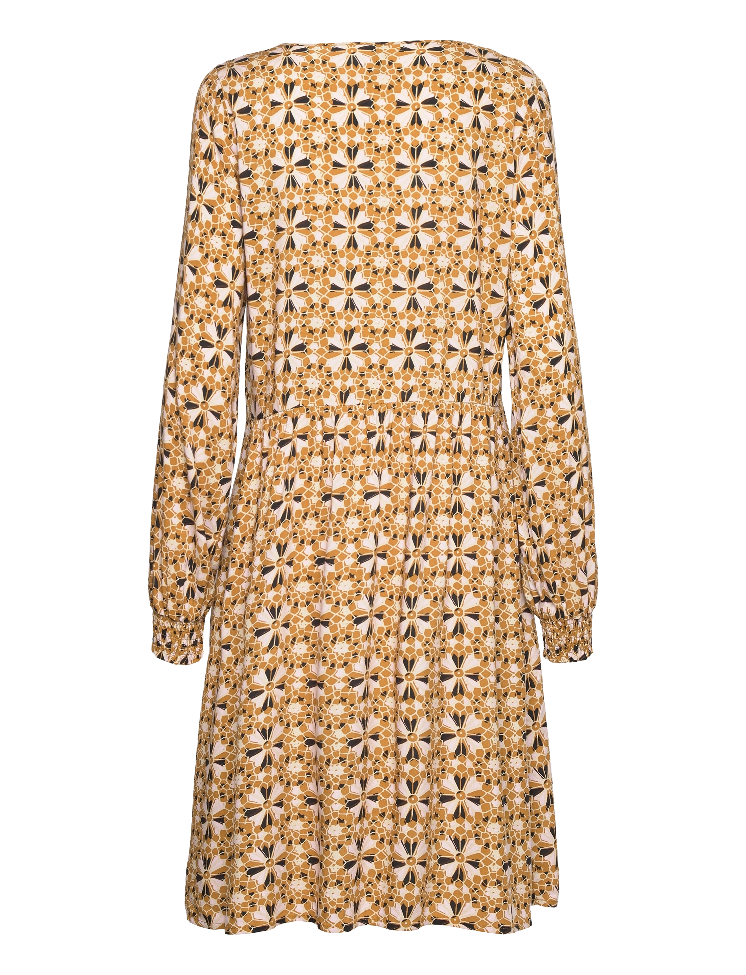 Soyaconcept - SC-TAMRA - robes midi - golden yellow combi - 2