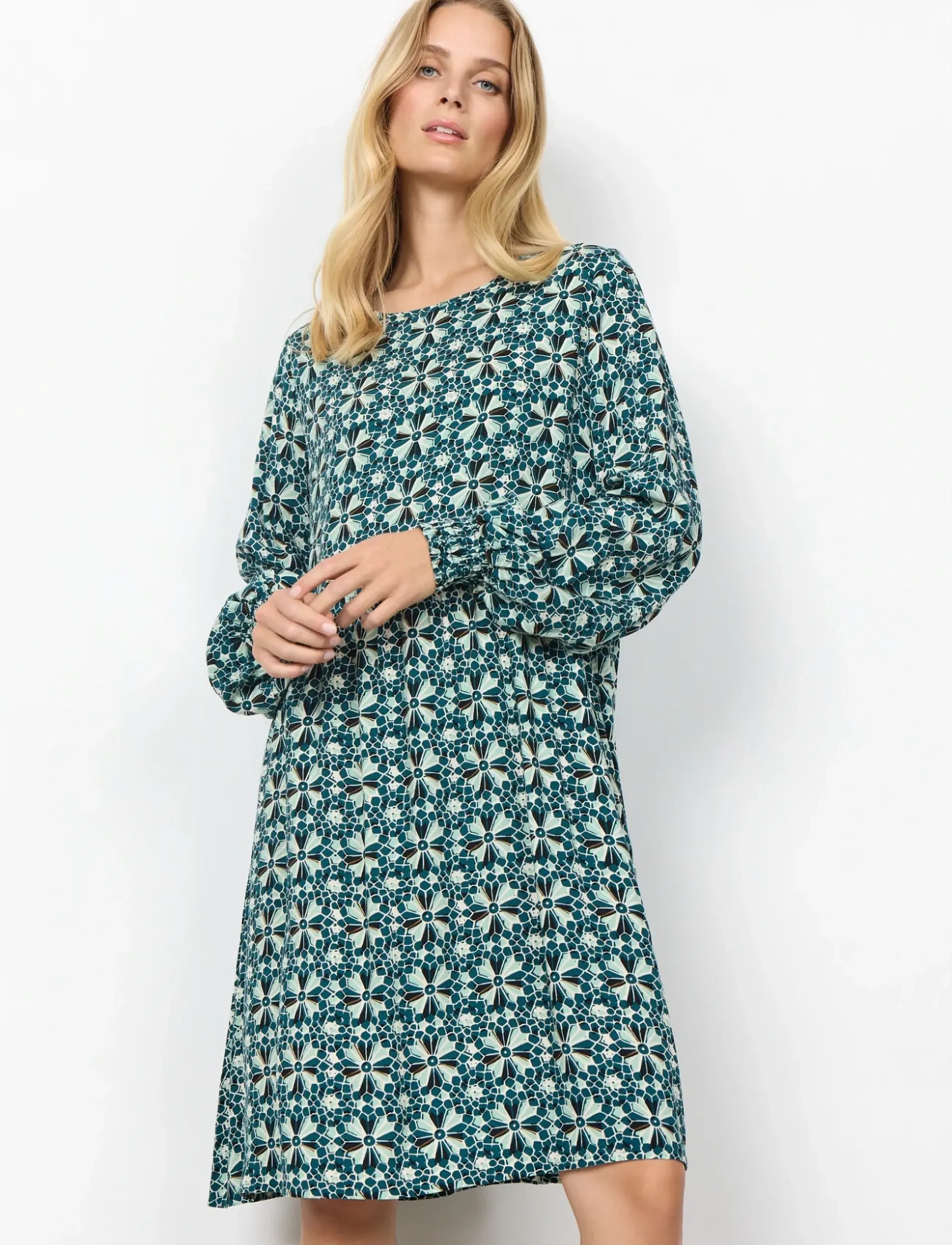 Soyaconcept SC-TAMRA - Sukienki - SHADY GREEN COMBI / green