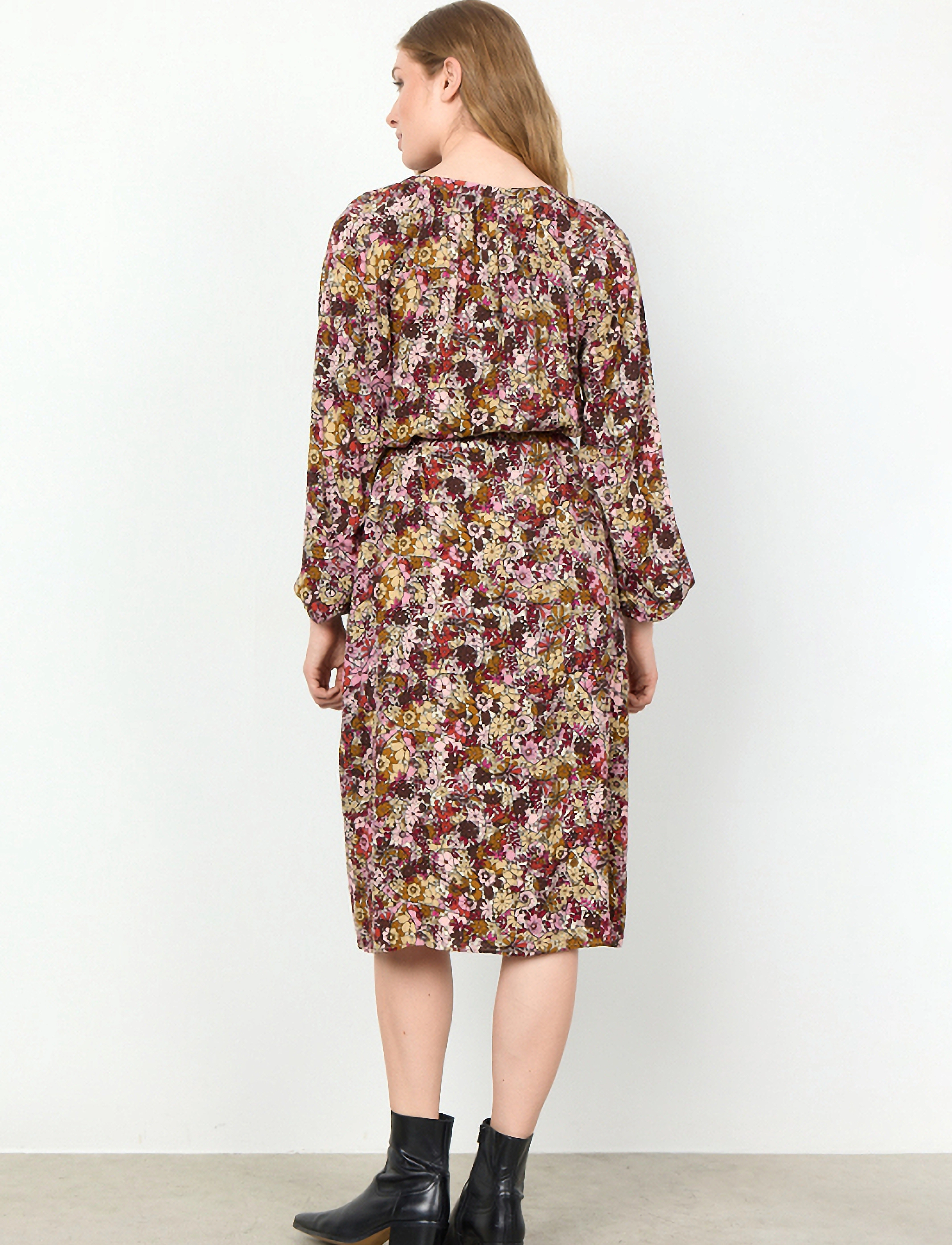 Soyaconcept - SC-TASIA - midi kjoler - cardinal combi - 3