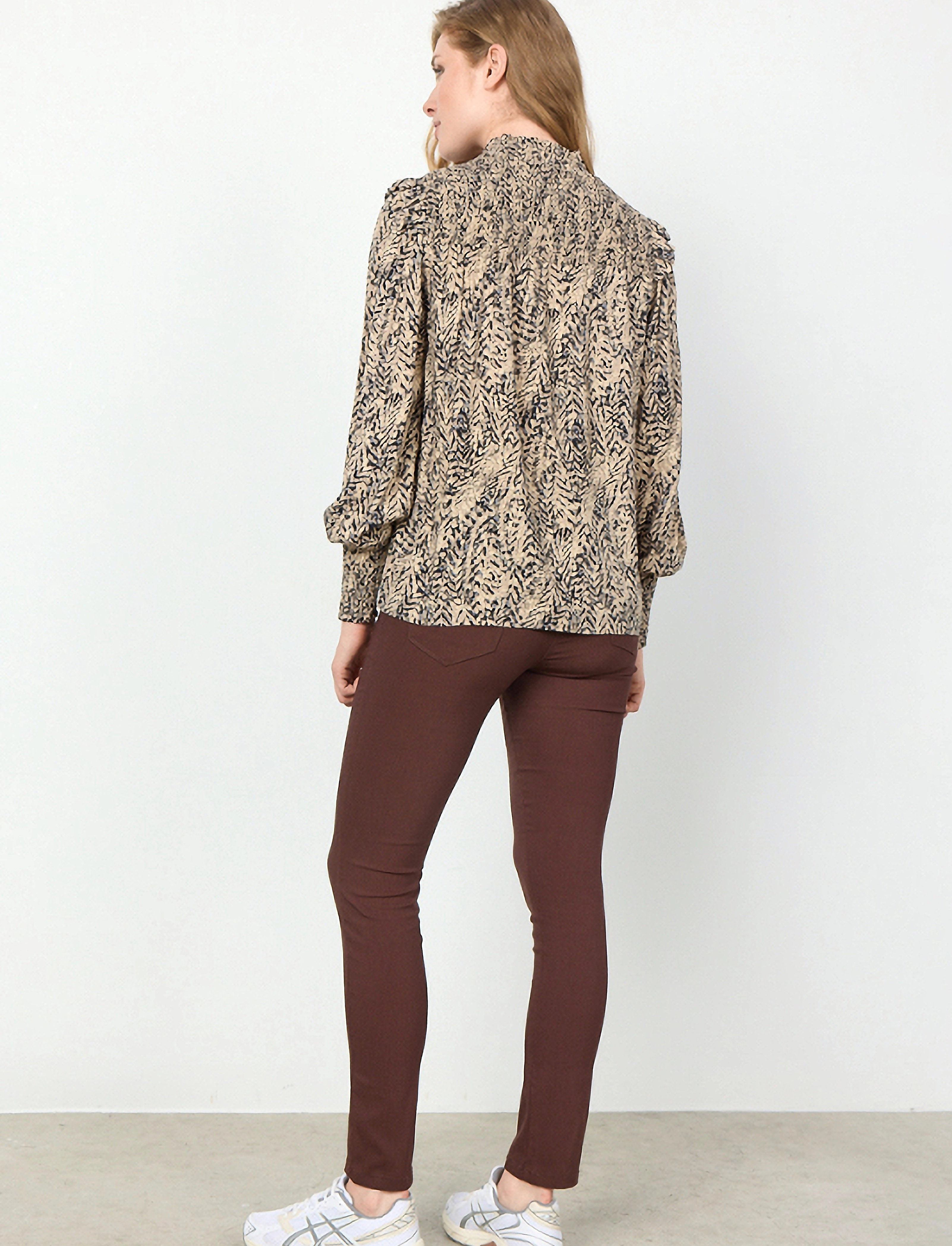 Soyaconcept - SC-TASMIN - long-sleeved blouses - sand combi - 3