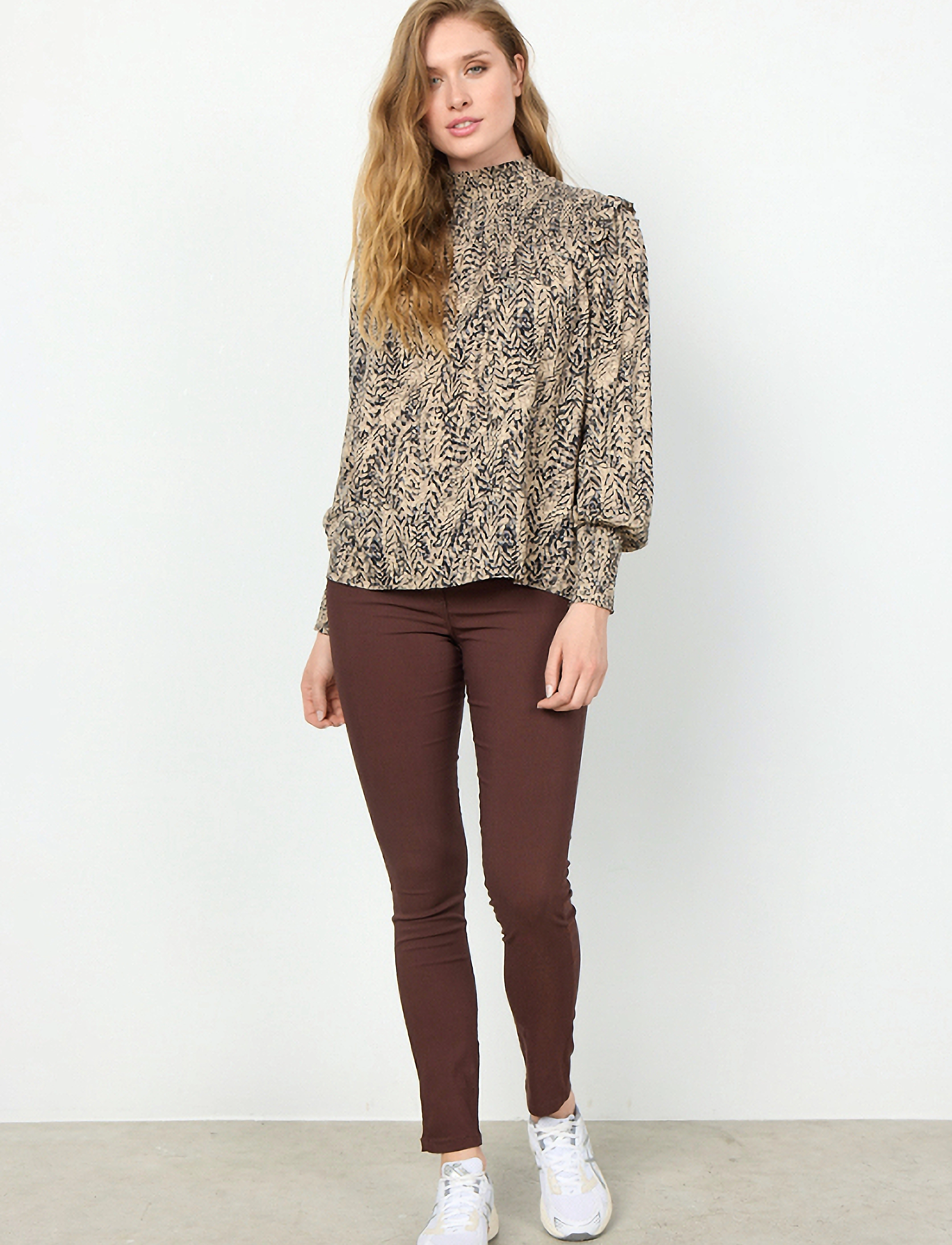 Soyaconcept - SC-TASMIN - long-sleeved blouses - sand combi - 4