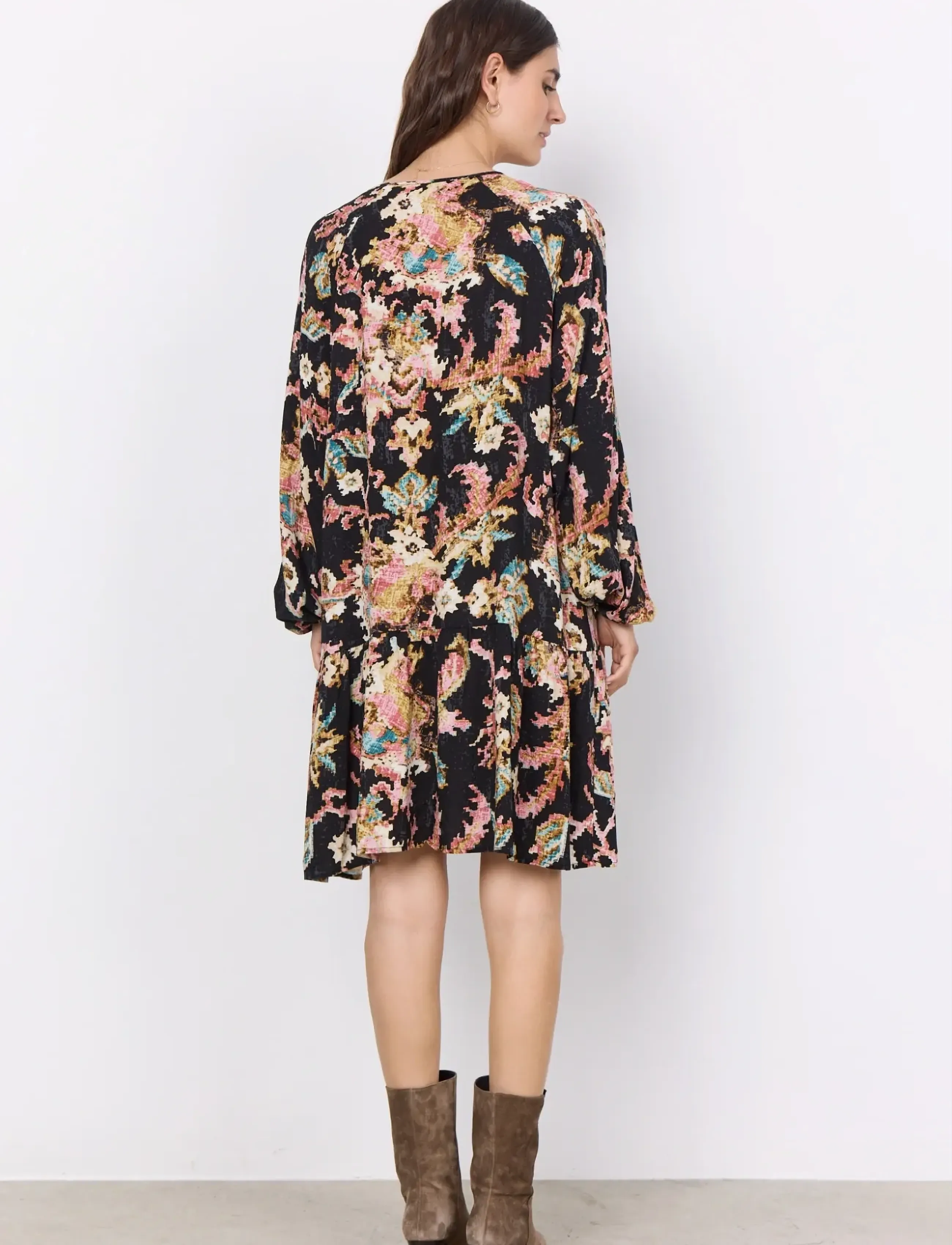 Soyaconcept - SC-TAKARI - summer dresses - black combi - 3