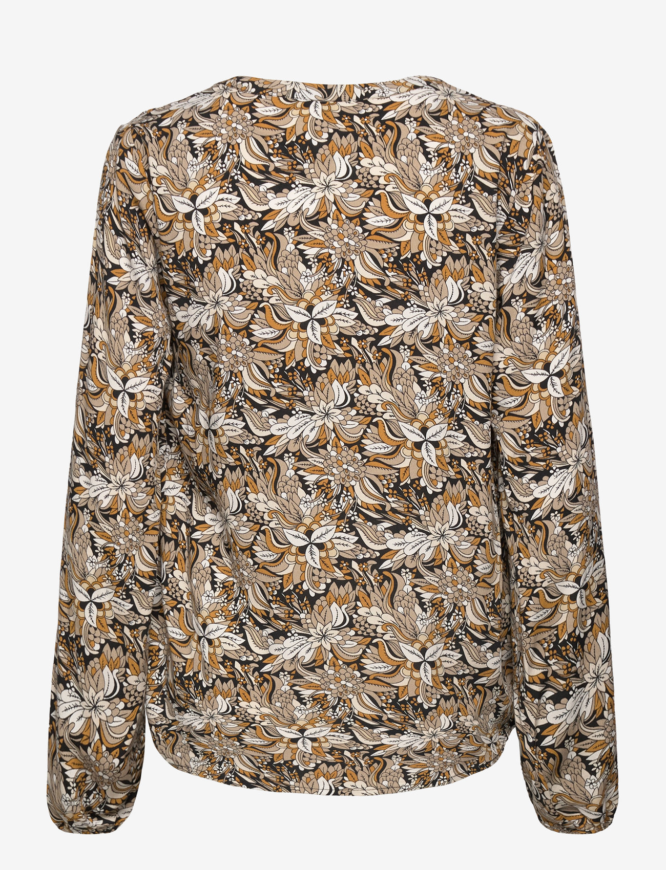 Soyaconcept - SC-TARITA - langærmede bluser - golden yellow combi - 2