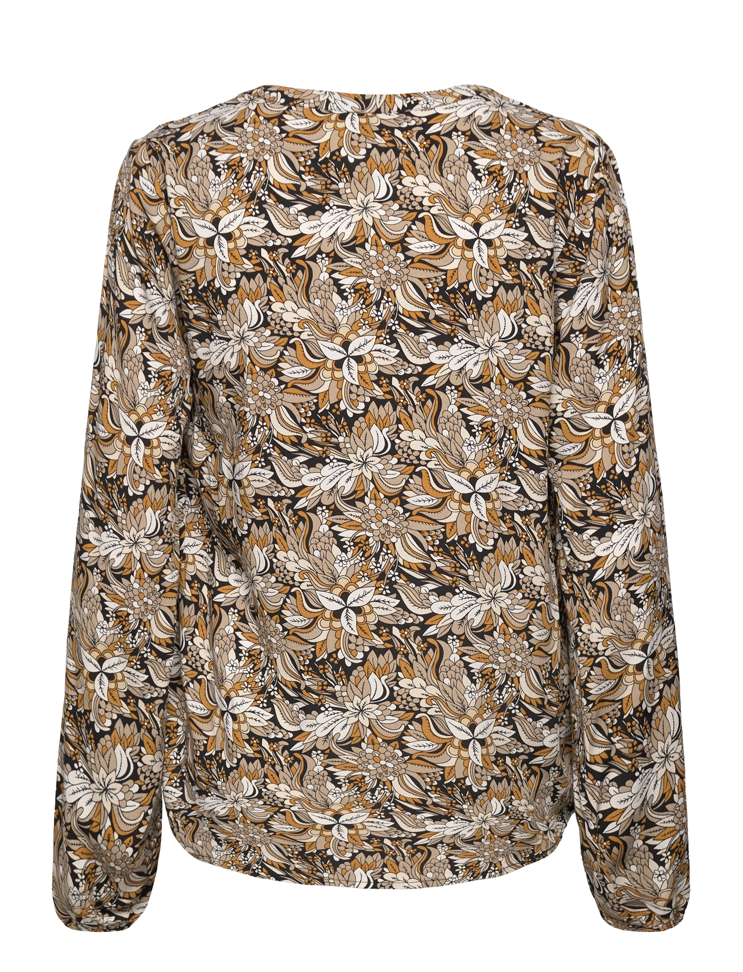 Soyaconcept - SC-TARITA - long-sleeved blouses - golden yellow combi - 2