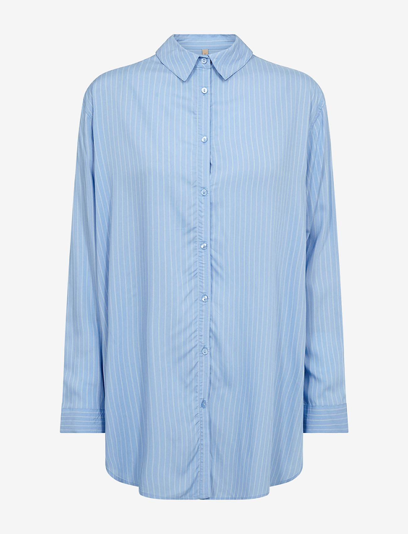 Soyaconcept - SC-ABBEY - long-sleeved shirts - crystal blue combi - 0
