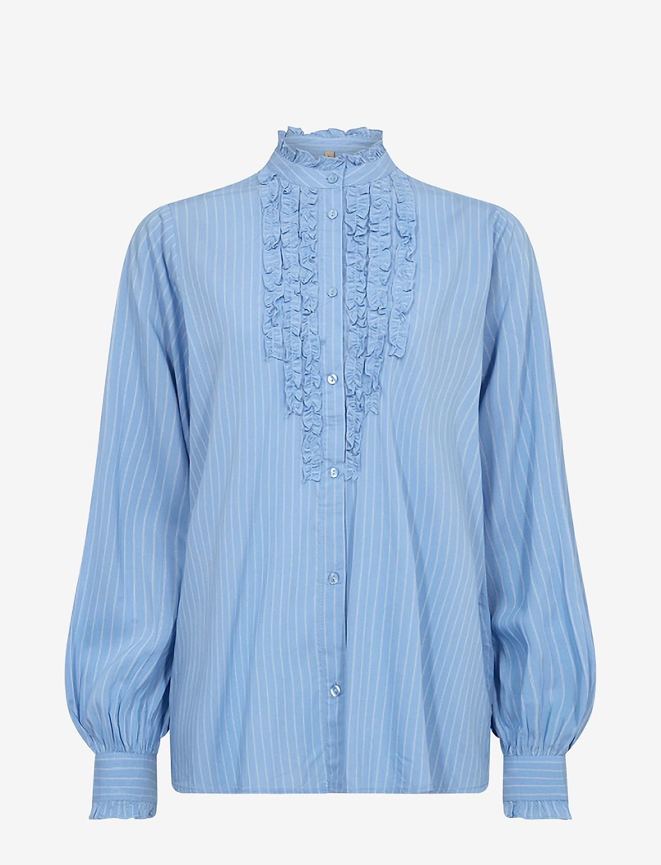 Soyaconcept - SC-ABBEY - marškiniai ilgomis rankovėmis - crystal blue combi - 0