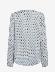 Soyaconcept - SC-ALBERTE - long-sleeved blouses - c crystal blue combi - 1