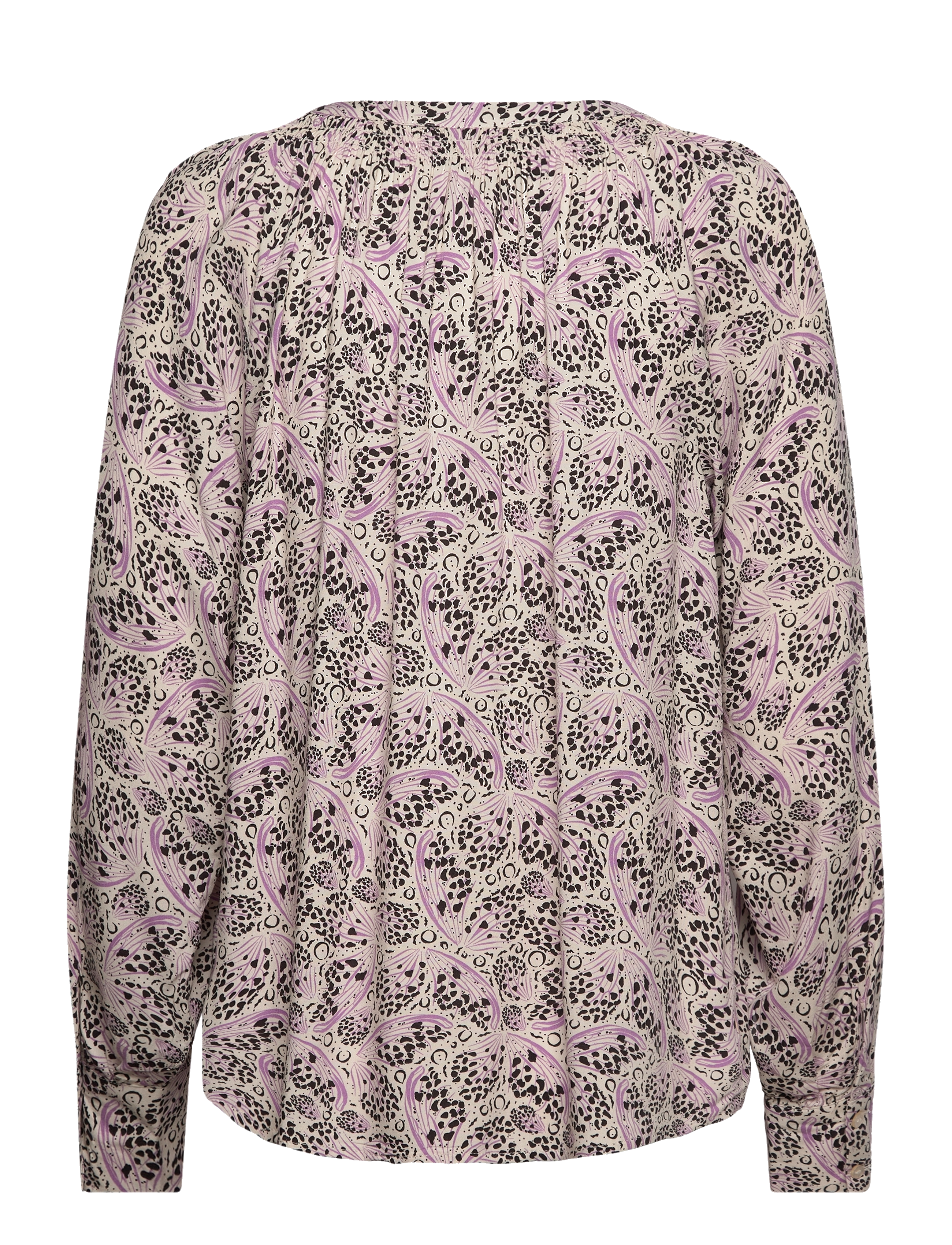 Soyaconcept - SC-AGNES - langærmede bluser - lilac breeze combi - 2