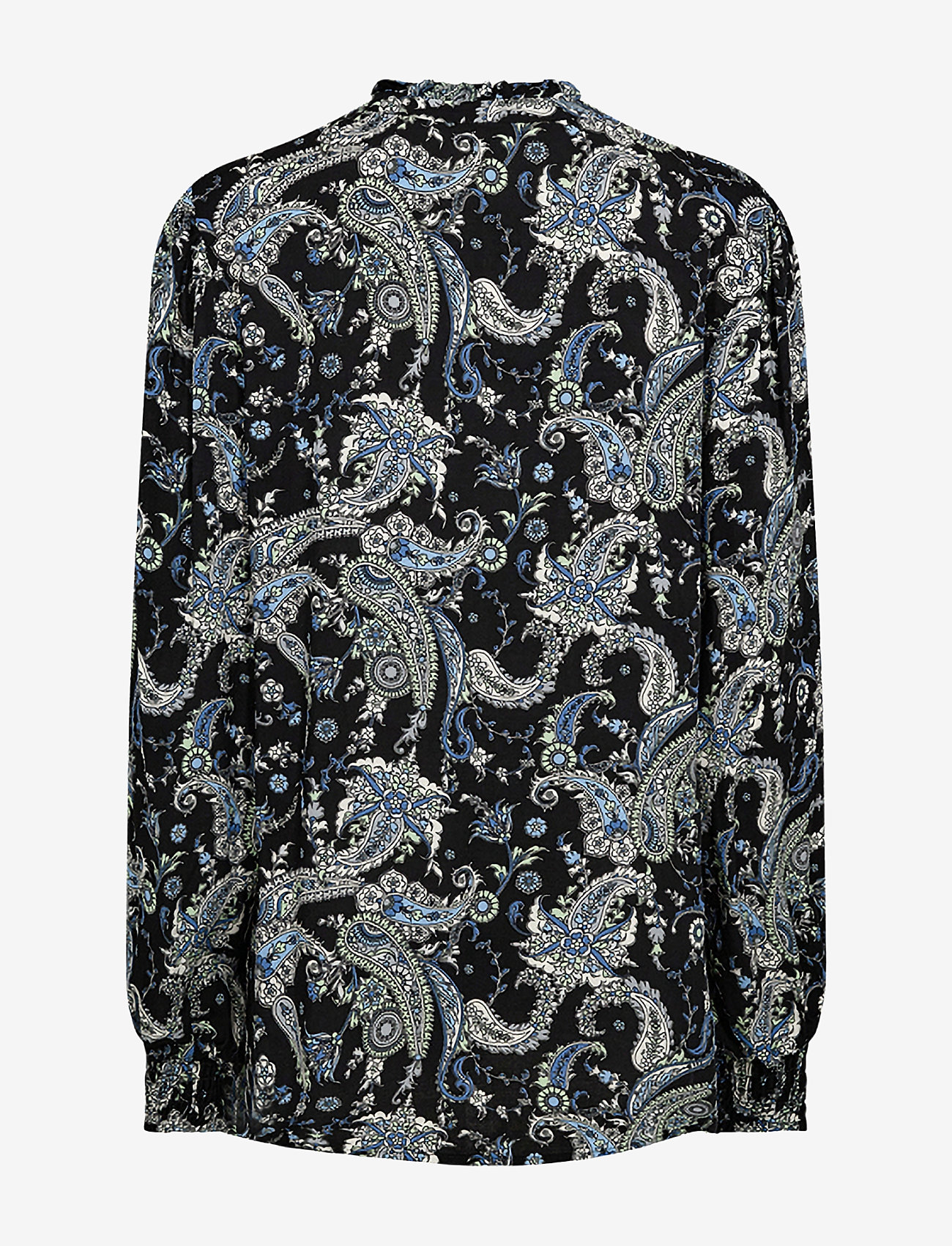 Soyaconcept - SC-ALMA - langärmlige blusen - c crystal blue combi - 1