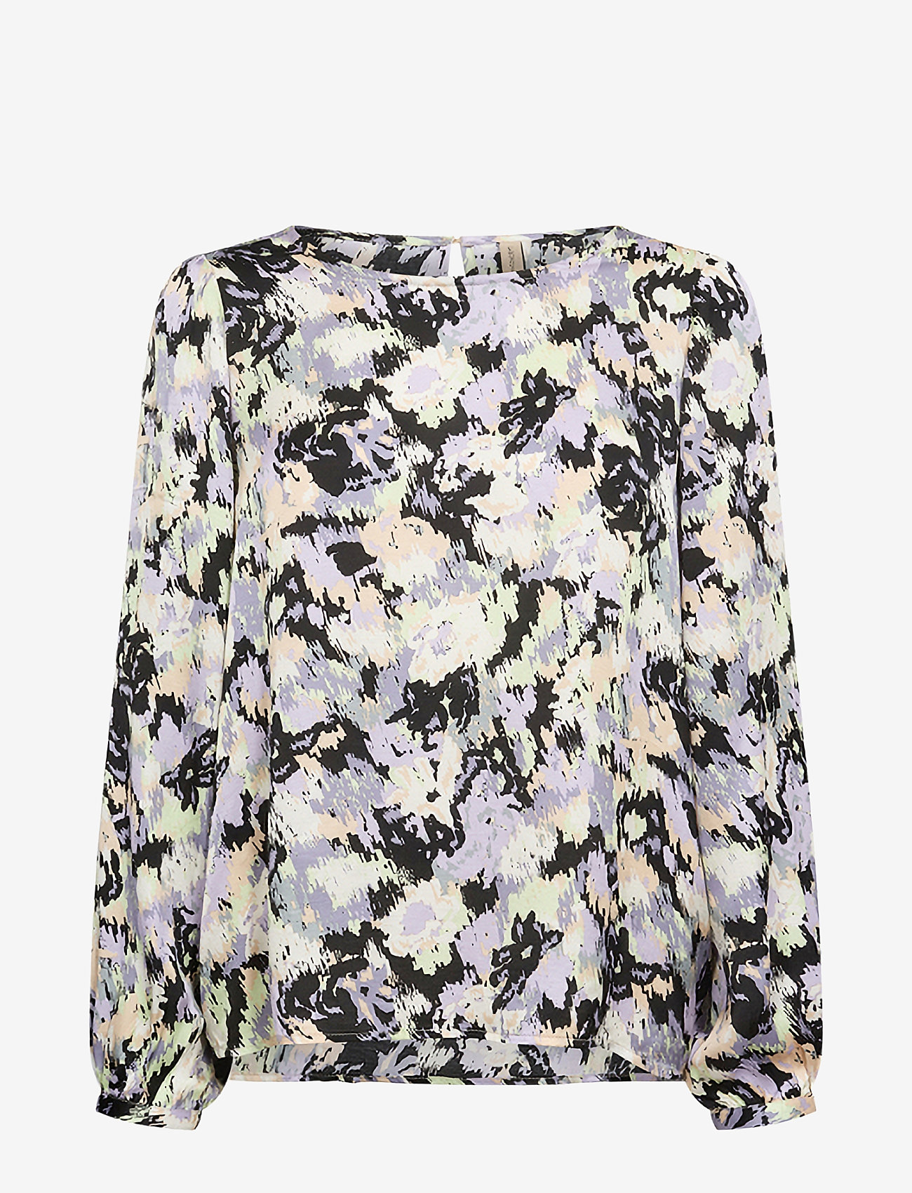 Soyaconcept - SC-ADELA - langærmede bluser - c lilac breeze combi - 0