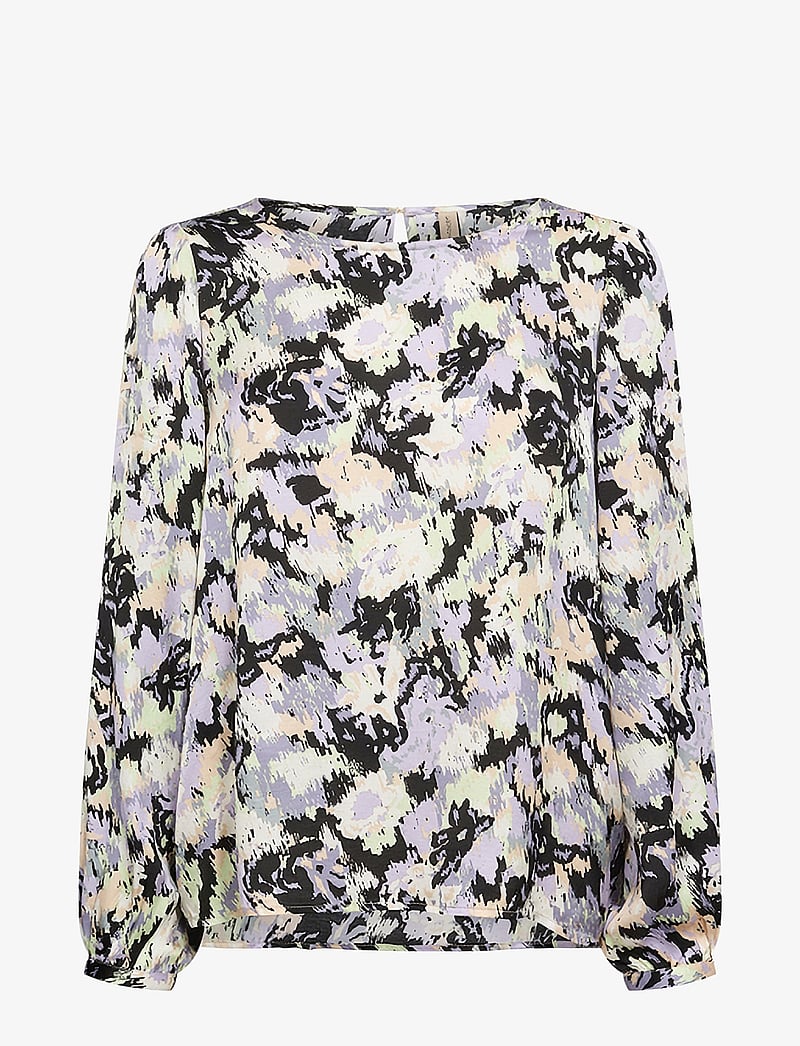 Soyaconcept - SC-ADELA - long sleeved blouses - c lilac breeze combi - 0