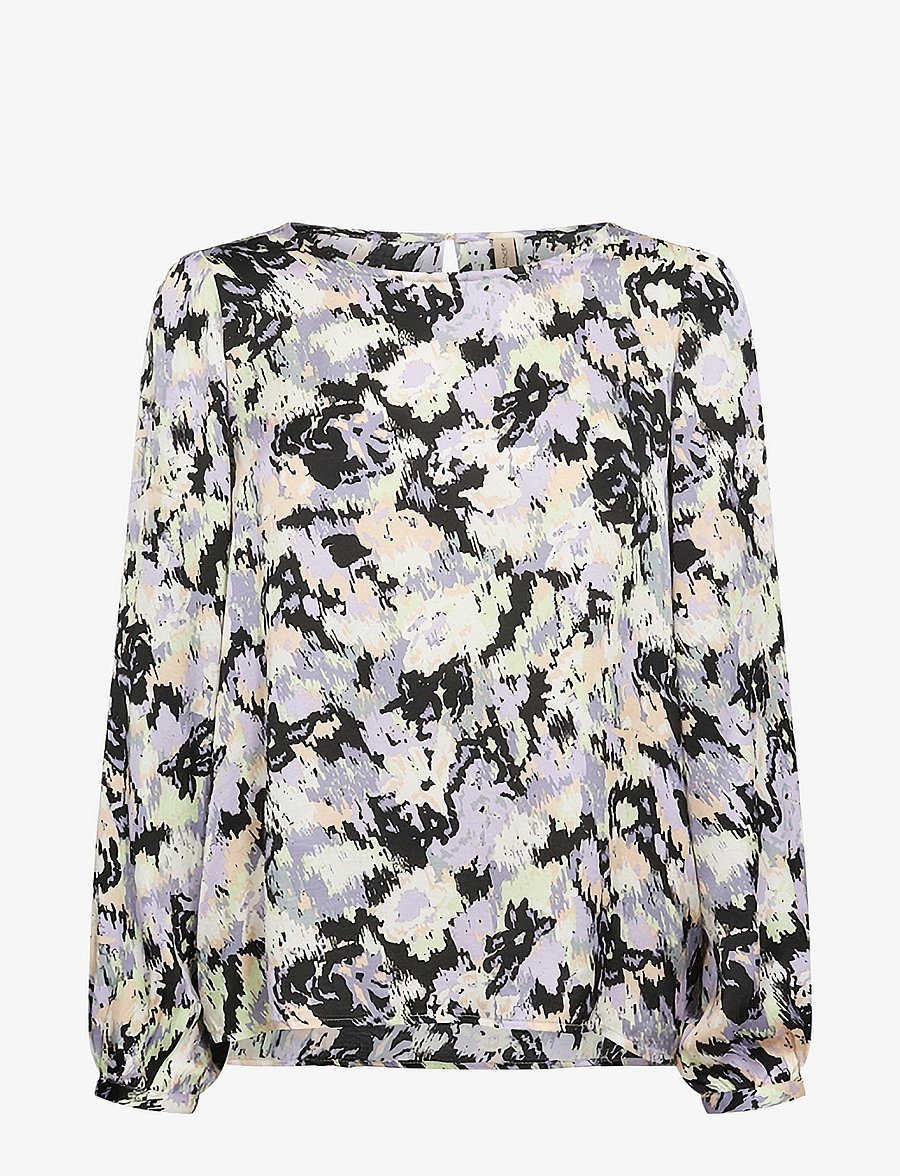 Soyaconcept - SC-ADELA - pikkade varrukatega pluusid - c lilac breeze combi - 0