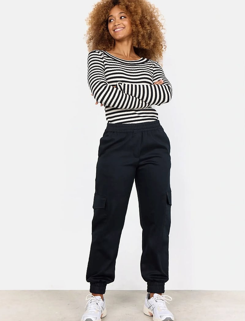 Soyaconcept - SC-AKILA - cargobukser - 9999 black - 0
