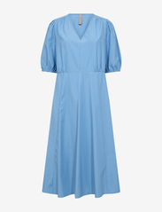 Soyaconcept - SC-NETTI - midi kjoler - crystal blue - 0