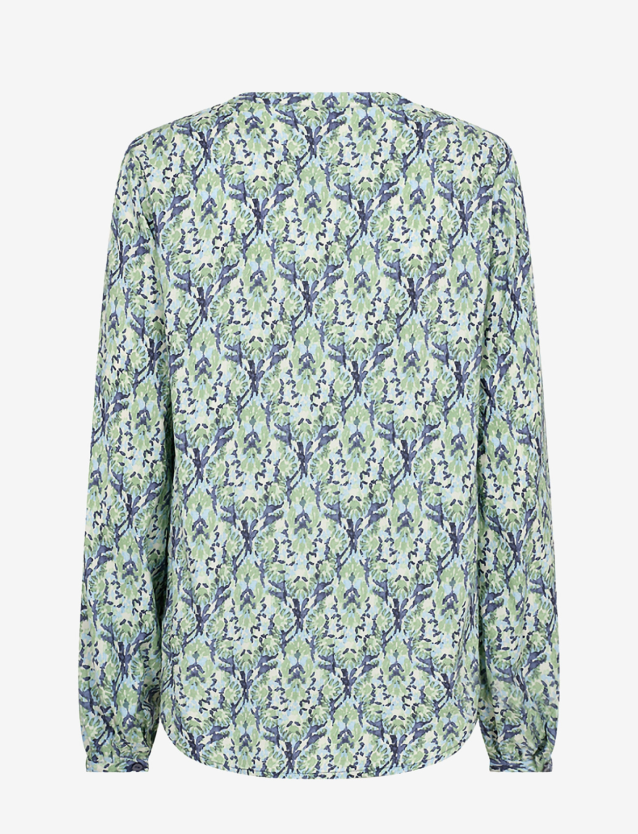 Soyaconcept - SC-DORTE - langärmlige blusen - c crystal blue combi - 1