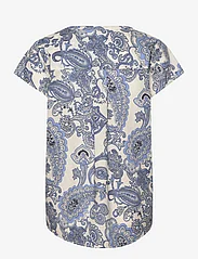 Soyaconcept - SC-DIDO - short-sleeved blouses - crystal blue combi - 1