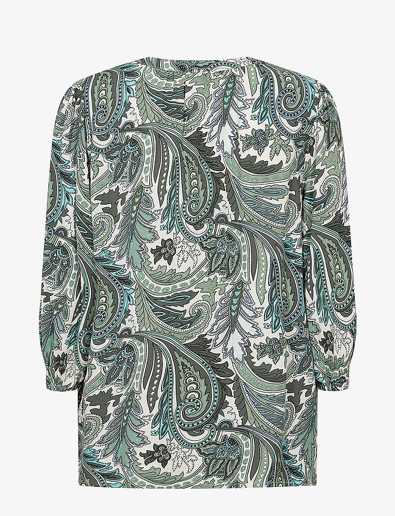 Soyaconcept - SC-DONIA - langærmede bluser - c green combi - 2