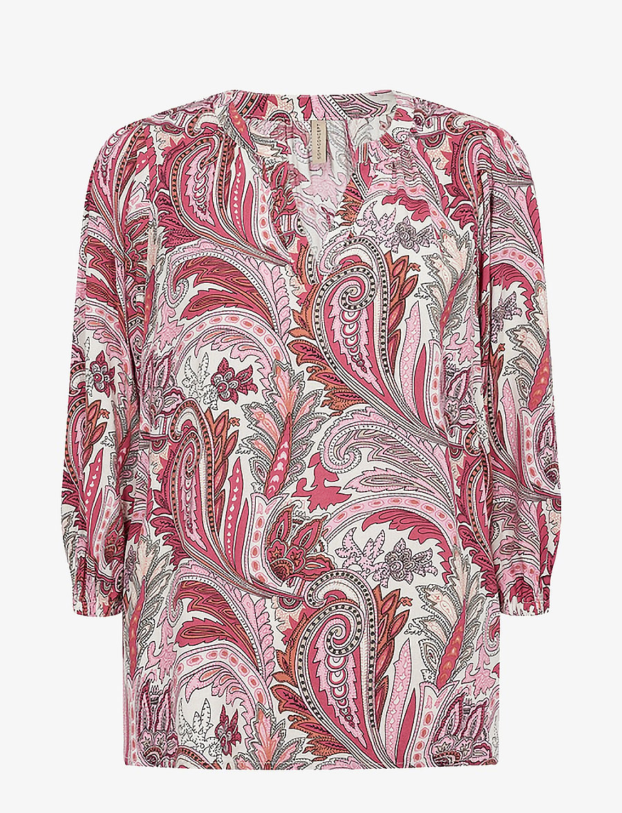 Soyaconcept - SC-DONIA - pikkade varrukatega pluusid - c pink combi - 1