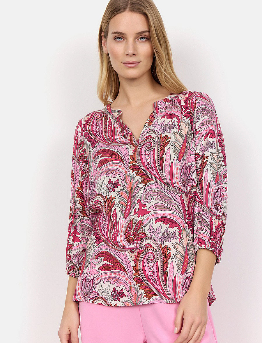 Soyaconcept - SC-DONIA - pikkade varrukatega pluusid - c pink combi - 0