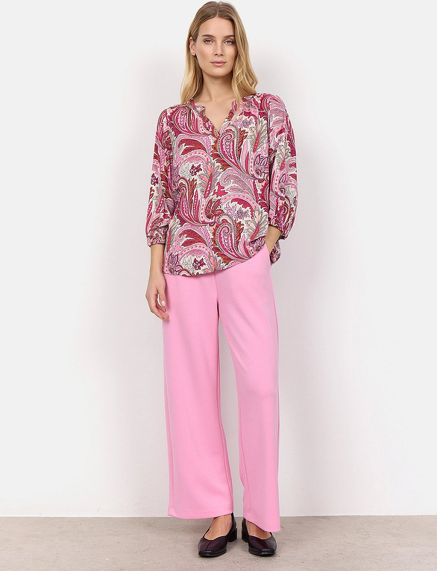 Soyaconcept - SC-DONIA - pikkade varrukatega pluusid - c pink combi - 4