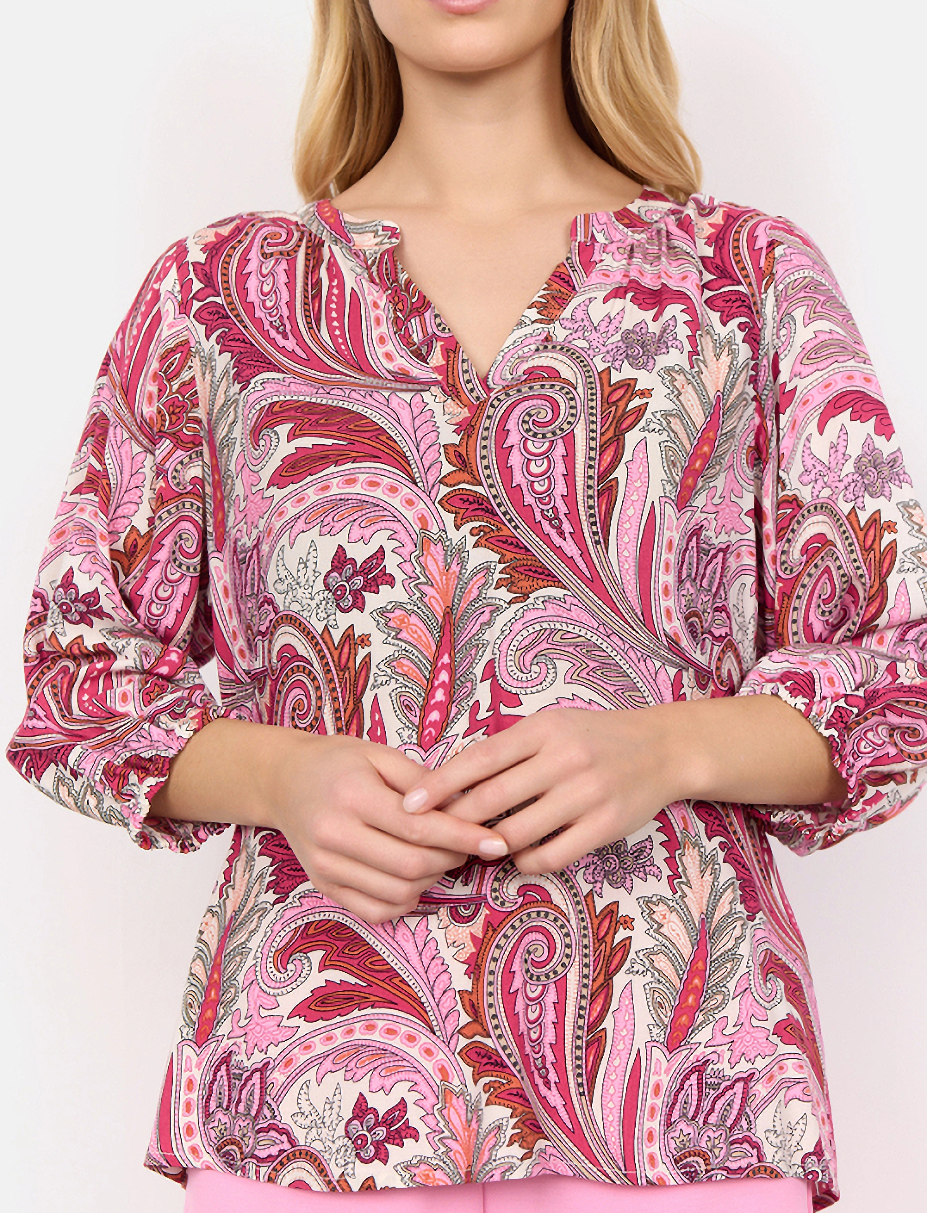 Soyaconcept - SC-DONIA - pikkade varrukatega pluusid - c pink combi - 5