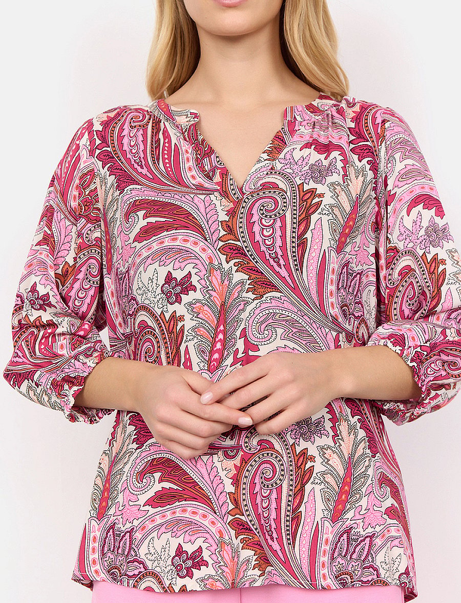 Soyaconcept - SC-DONIA - pikkade varrukatega pluusid - c pink combi - 5