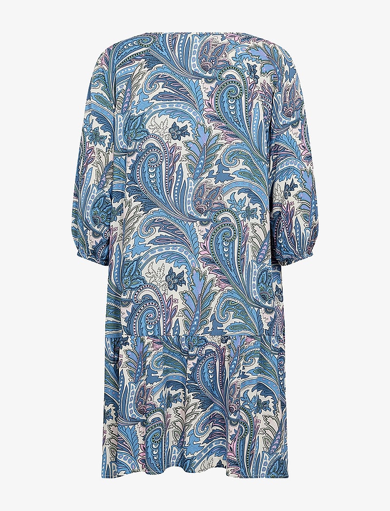 Soyaconcept - SC-DONIA - midi kjoler - c crystal blue combi - 2