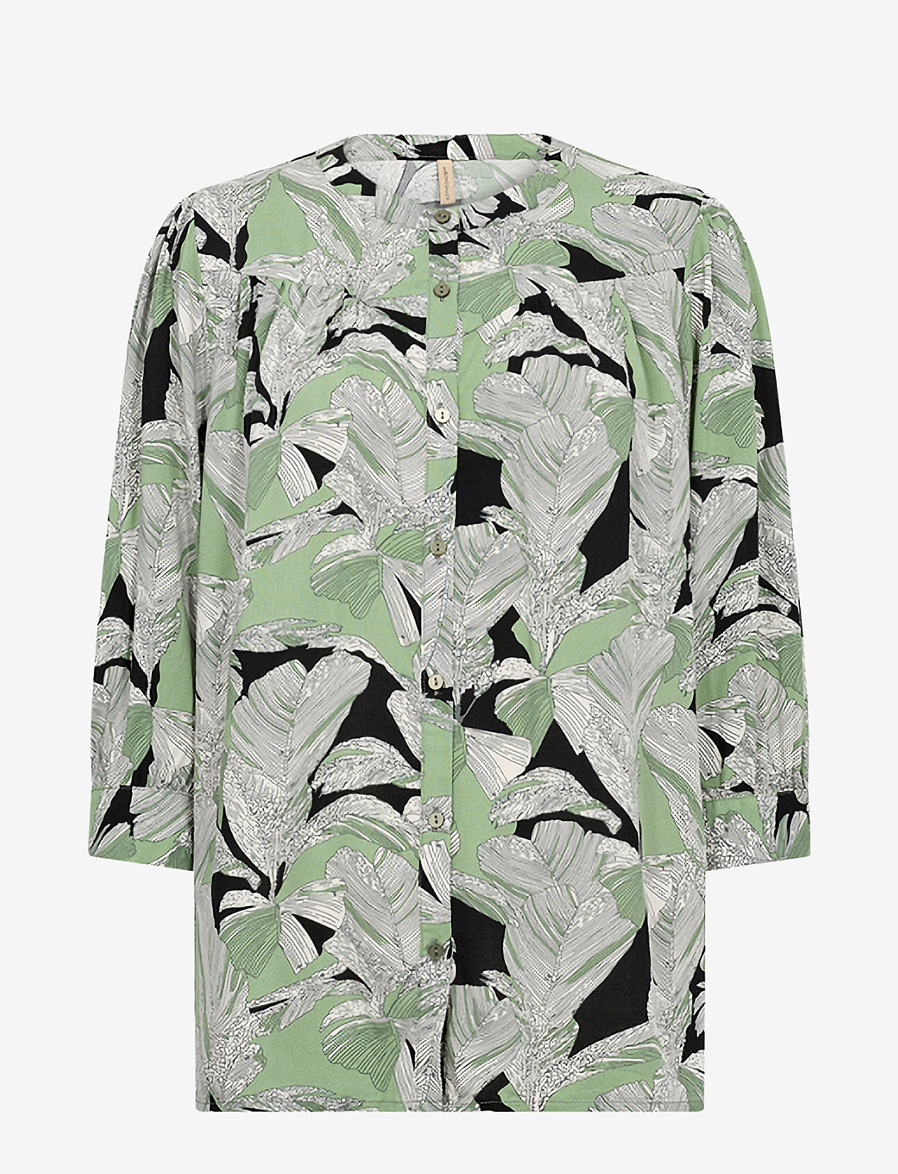 Soyaconcept - SC-DAUPHIN - kurzämlige blusen - misty combi - 0