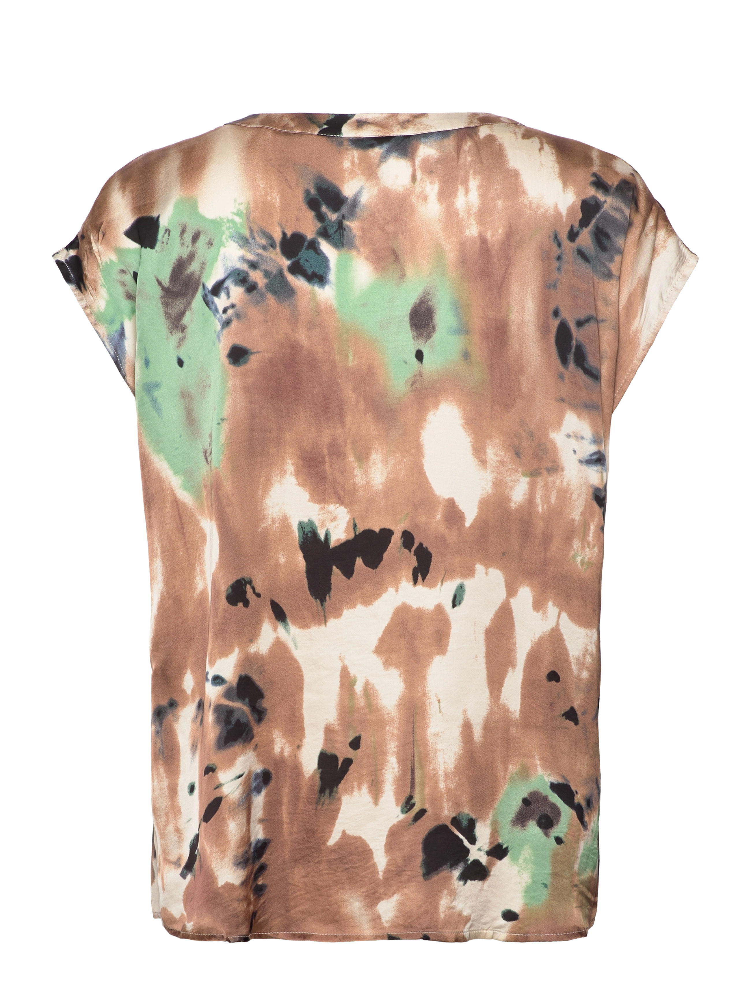 Soyaconcept - SC-DONA - blūzes ar īsām piedurknēm - camel combi - 2