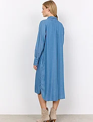 Soyaconcept - SC-LIV - skjortklänningar - medium blue - 4