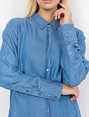 Soyaconcept - SC-LIV - skjortklänningar - medium blue - 5