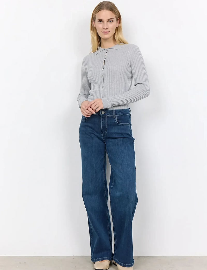 Soyaconcept - SC-KIMBERLY - brede jeans - 2494 dark blue denim - 0