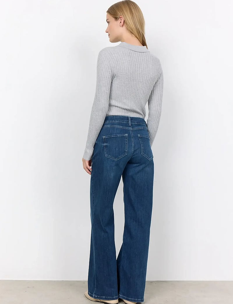 Soyaconcept - SC-KIMBERLY - brede jeans - dark blue denim - 3