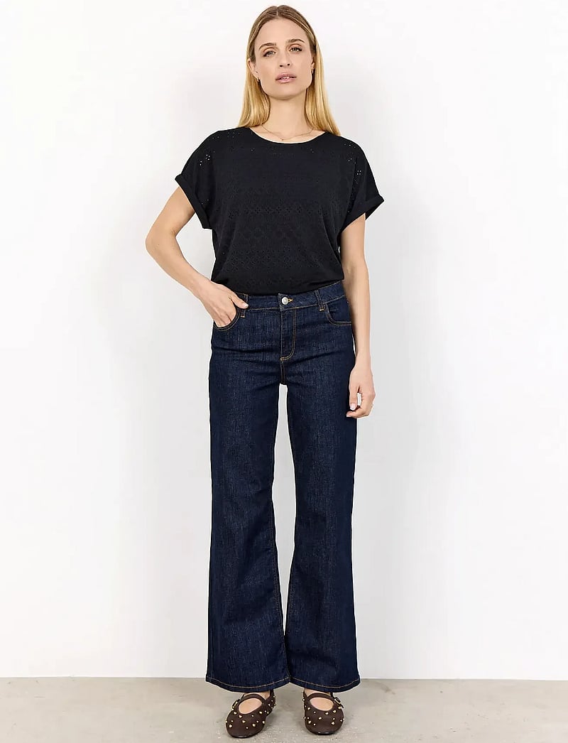 Soyaconcept - SC-KIMBERLY - brede jeans - raw blue denim - 0