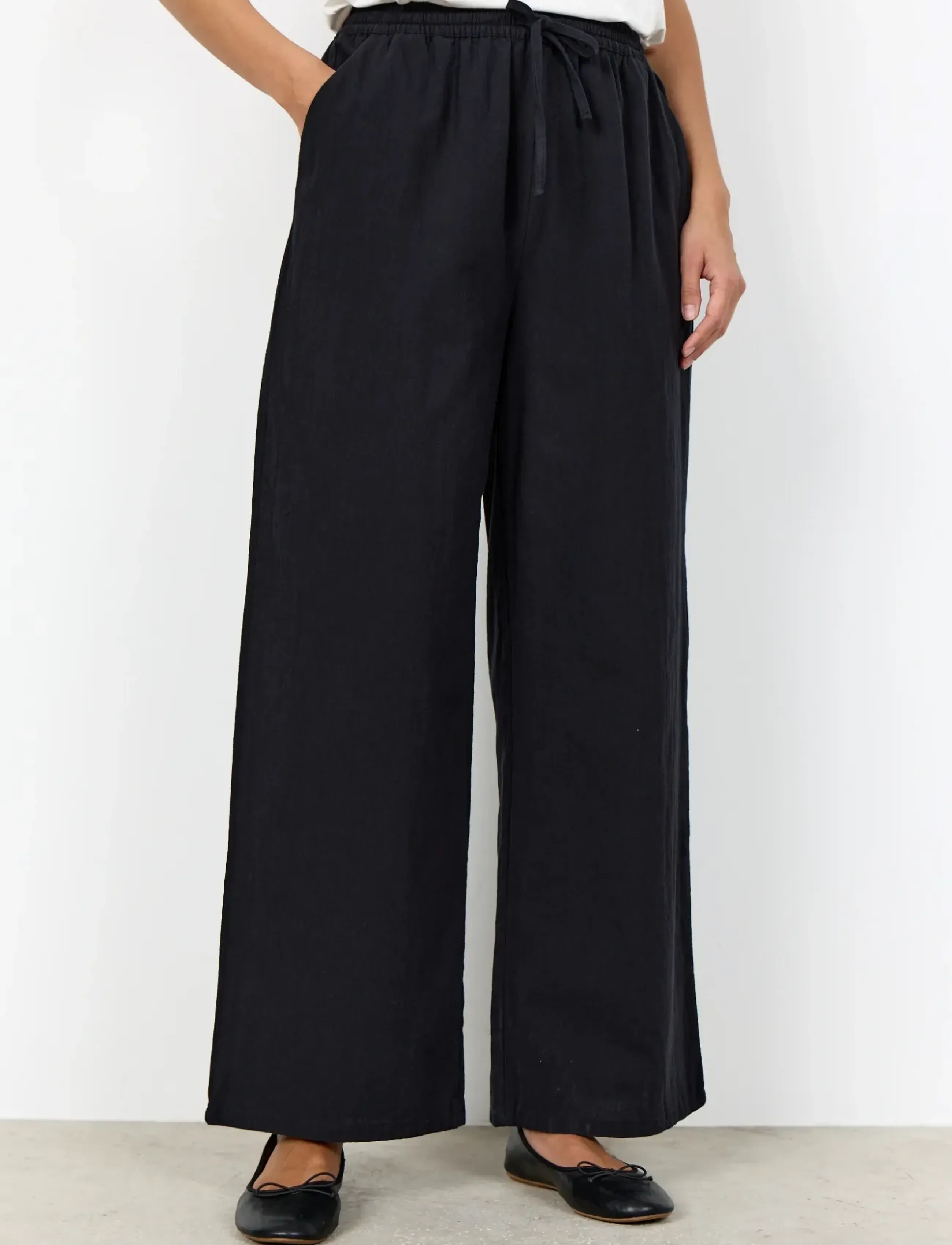 Soyaconcept - SC-CISSIE - wijde broeken - black - 4