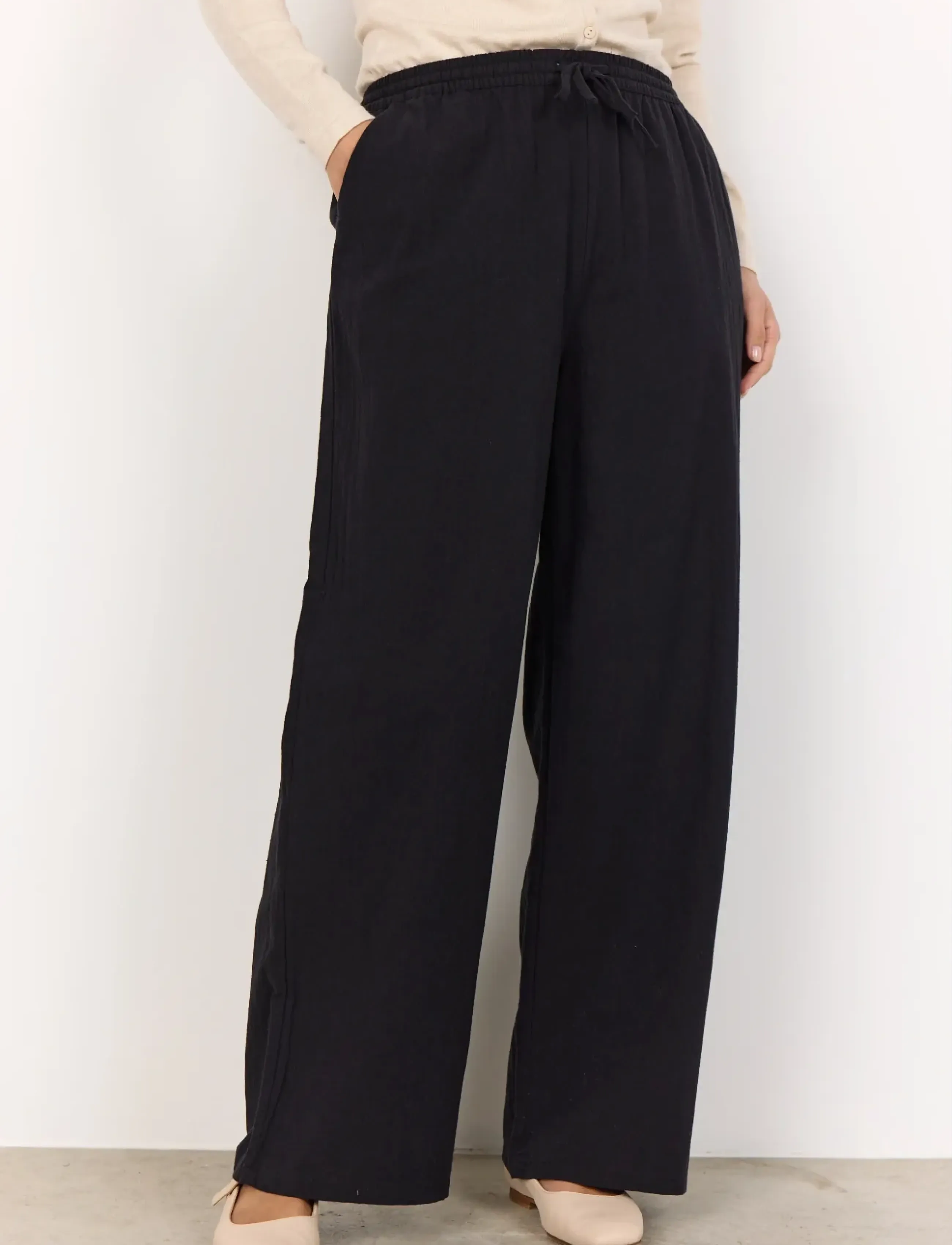 Soyaconcept - SC-CISSIE - wide leg trousers - navy - 4