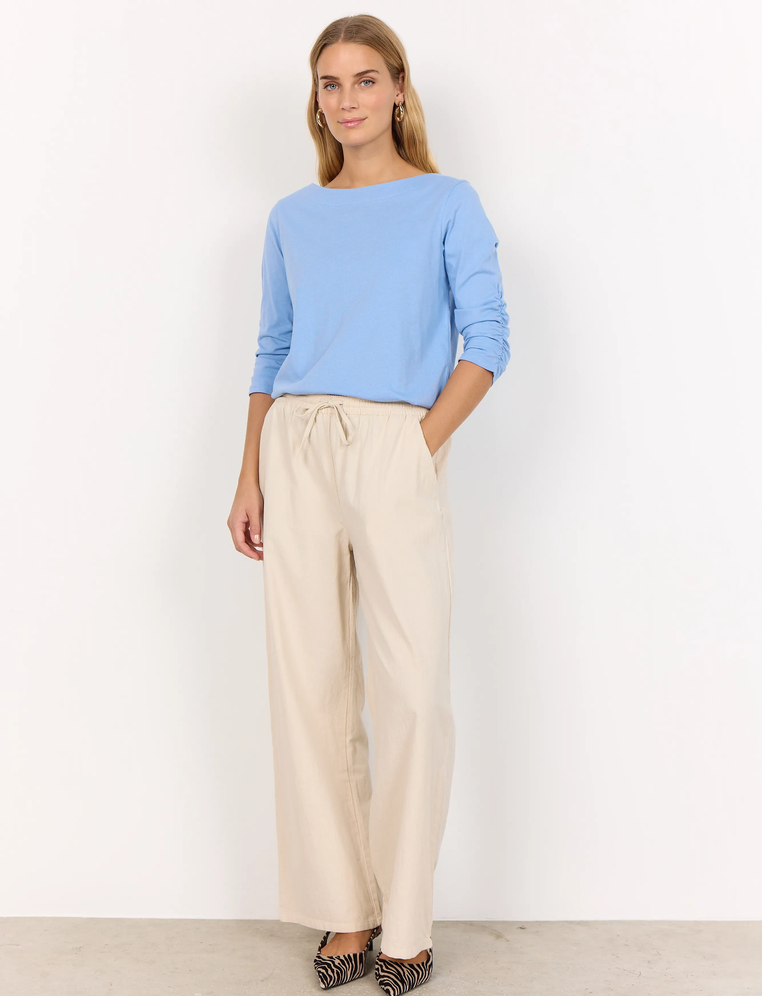 Soyaconcept SC-CISSIE - Hosen - SAND / cream
