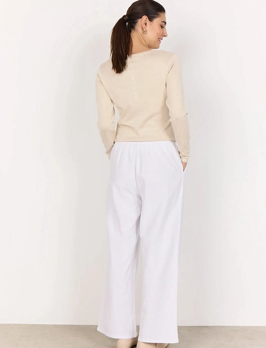 Soyaconcept - SC-CISSIE - laia säärega püksid - white - 3