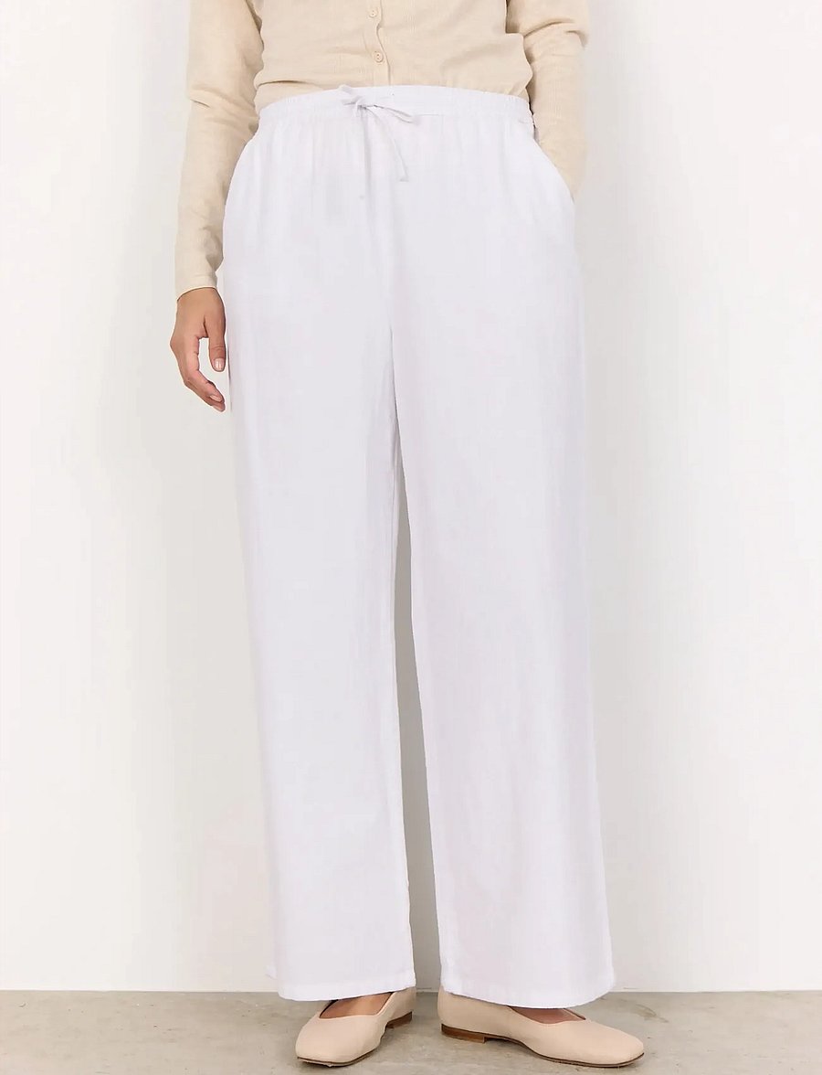 Soyaconcept - SC-CISSIE - laia säärega püksid - white - 4