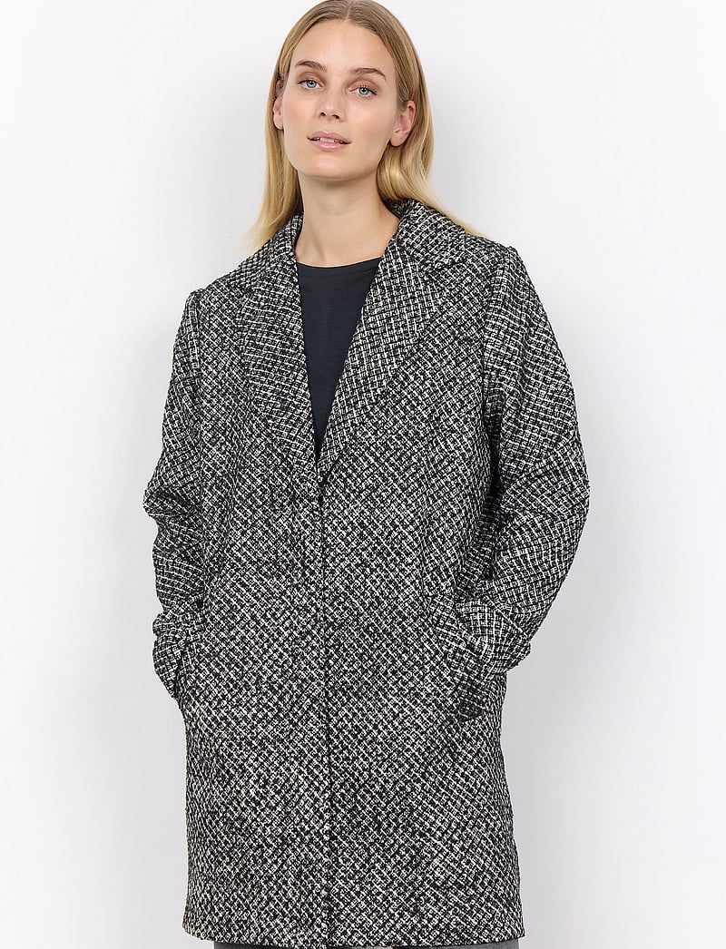 Soyaconcept - SC-FARMILA - wollmäntel - black combi - 0