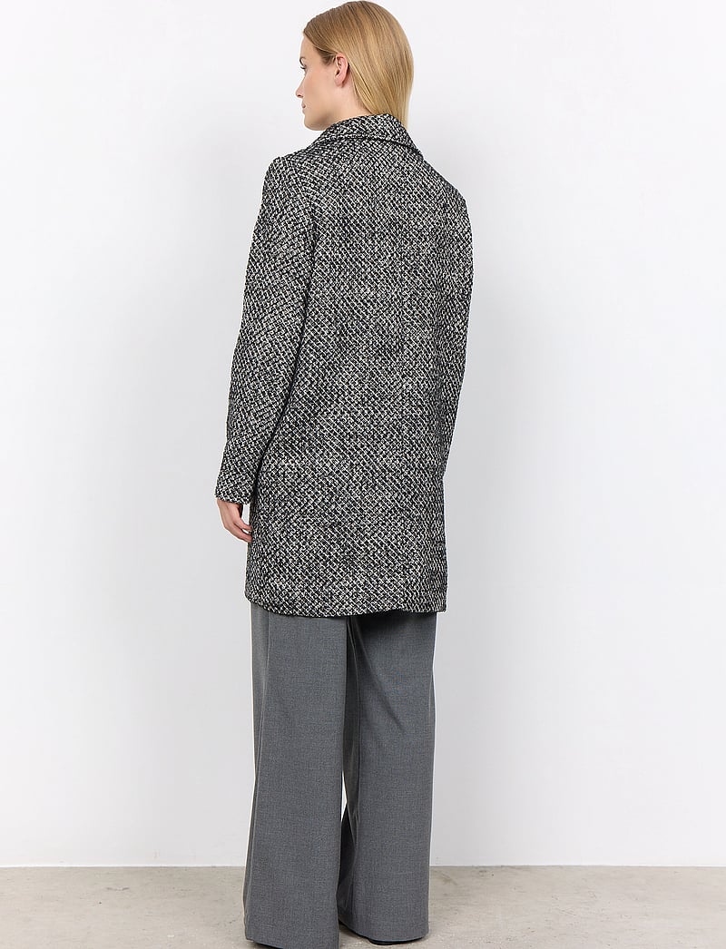 Soyaconcept - SC-FARMILA - wollmäntel - black combi - 4