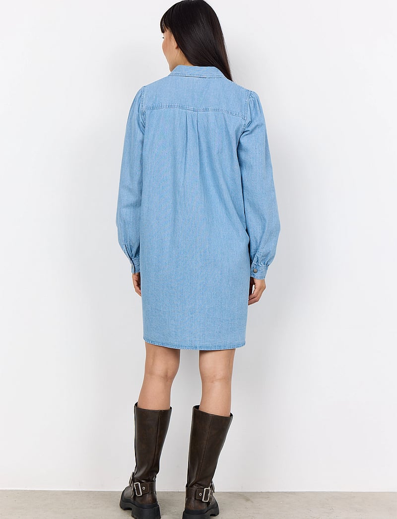 Soyaconcept - SC-FLORINA - jeansklänningar - light blue denim - 4