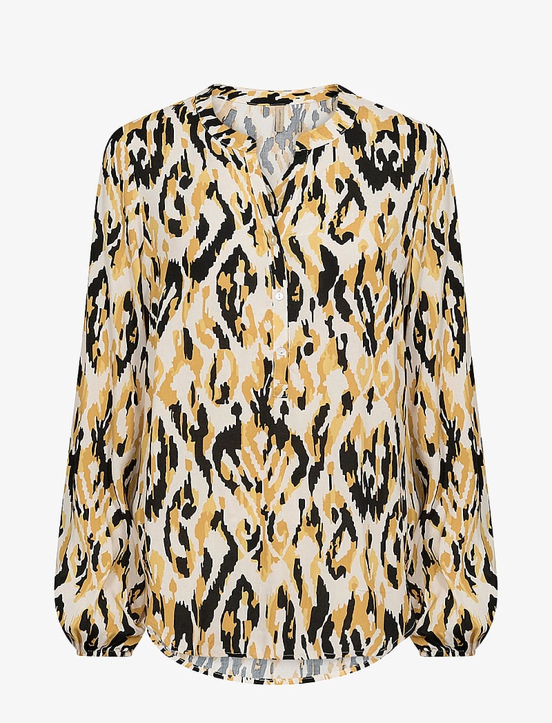 Soyaconcept - SC-FANG - langærmede bluser - yellow combi - 0