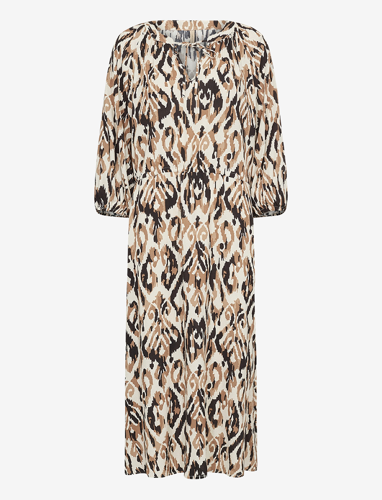 Soyaconcept - SC-FANG - midi kjoler - desert brown combi - 1