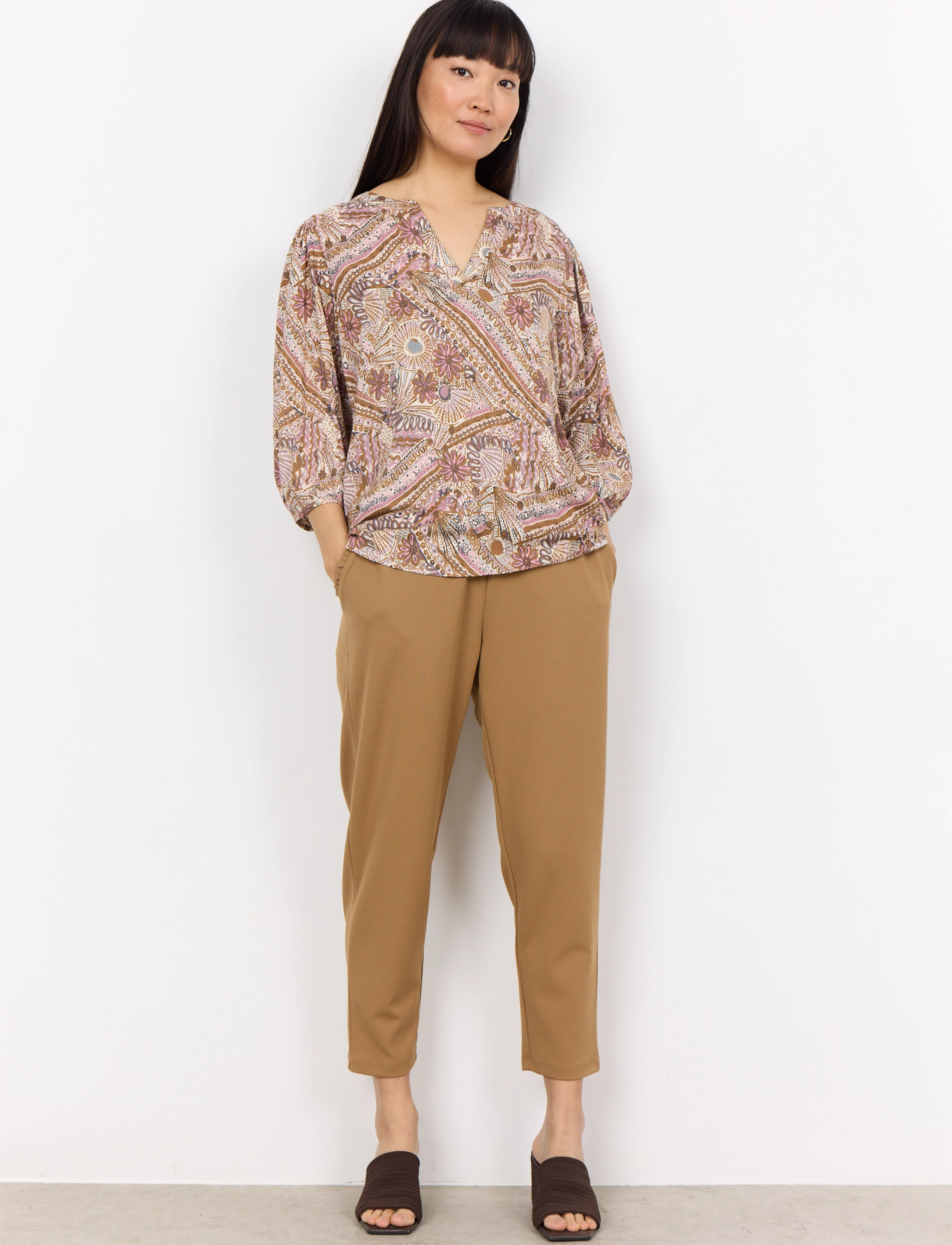 Soyaconcept - SC-FATANA - long-sleeved blouses - blush combi - 4