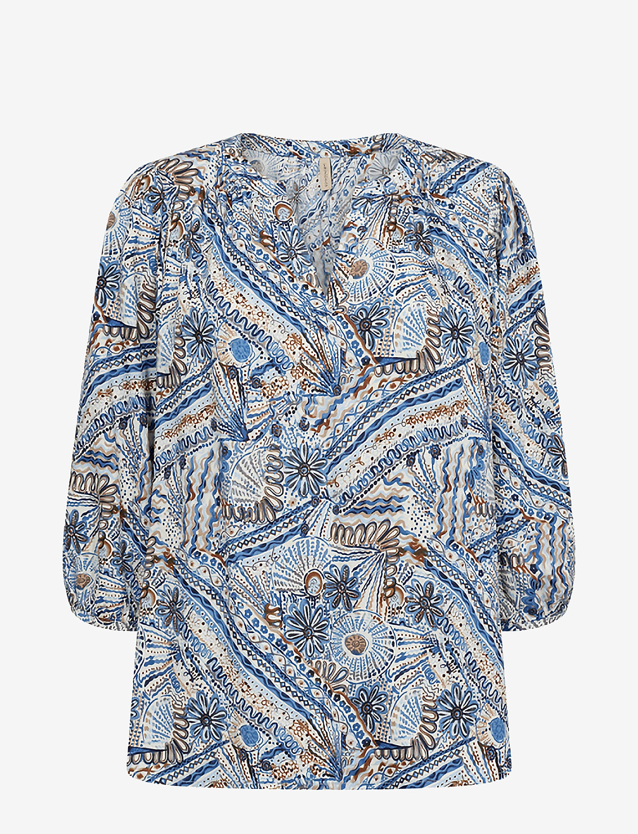 Soyaconcept - SC-FATANA - langærmede bluser - skyway combi - 1