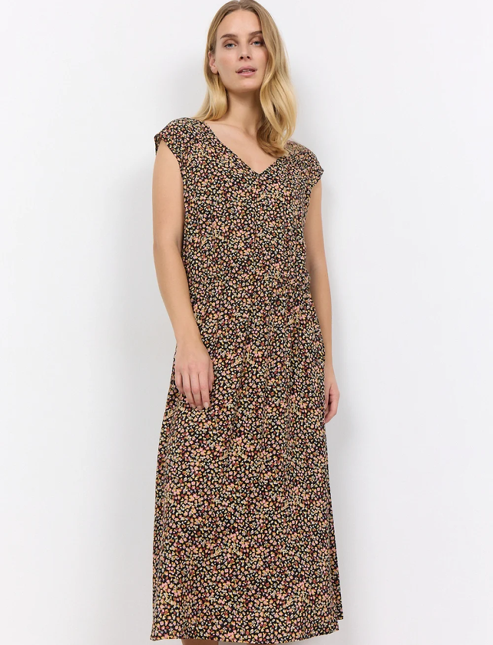 Soyaconcept - SC-FARAH - sommarklänningar - blush combi - 0